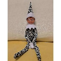 Miniatyrbillede 2 af 3: Elf Dukke Julepynt Børnegave Overraskelse Plyslegetøj Jule Reindeer Elves Pink Rød Farver_ai Leopard boy