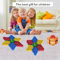 Miniatyrbillede 5 af 5: Hexagon Fidget it Dekompression Børn Sensorisk Legetøj Stress Angst Lindring Strækbart Push Bubble Fidget Legetøj