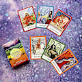 Pikkukuva 2 / 5: 49 kpl/setti Tarot Hauska Maaginen Kustannustehokas Chakra Wisdom Oracle -kortti Aikuisille