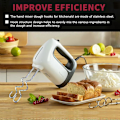 Miniatyrbild 5 av 5: 2 Set Degkrokar i Rostfritt Stål för Kitchenaid Handmixer KHM512