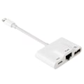 Miniatyrbild 1 av 4: Lightning till RJ45 Ethernet LAN 10/100Mbps Nätverksadapter med Lightning 8P för iPhone/iPad
