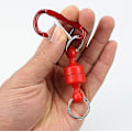 Miniatyrbilde 3 av 4: 4lb Multifunksjonell Magnetisk Spenne med Karabinkrok for Utendørs Fiske (Rød) (1 stk)