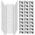 Miniatyrbilde 1 av 4: 100 stk. drivhusklips for glass - rustfrie festeklips for drivhusvinduer for drivhusglass