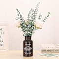 Miniatyrbillede 3 af 5: Eucalyptus Stængler, 24 stk. Kunstige Eucalyptus Blade Real Touch Falske Eucalyptus Grene til Bryllupsdekoration Blomsterarrangement Hjemmekontor Dekoration