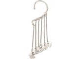 Miniatyrbillede 1 af 3: Zircon Sommerfugl Kvast Øreringe til Kvinder Piger, Lange Farver Krystal Imitation Perle Dingle Øreringe Rhinestone Sommerfugl Drop Øreringe