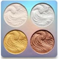 Miniatyrbilde 1 av 5: 4 Farger Skimmer Highlight Sminke Kontur Palette, Skimmer Rouge & Sminke Highlighter Pudder Bronzer Palette