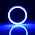 Pikkukuva 1 / 4: 2x 60mm 70mm 80mm 90mm 100mm 110mm 120m Cob Enkelin Silmät Halo Rengas Auto Moottoripyörä 12v Sumuvalo Led Päivävalo Ajovalopolttimo Lamppu Blue60MM