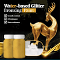 Miniatyrbillede 1 af 5: 100 ml vandbaseret glitter bronzefarve, vandbaseret lyst pulver forgyldningsfarve - dwdz