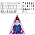 Pikkukuva 5 / 5: Ghost Spider -aiheinen asu Spider Gwen -aiheinen asu Ghost Spider -huppari Spider Gwen Cosplay Tutu -mekot Spider-syntymäpäivä 2T