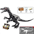 Miniatyrbillede 1 af 5: 1 stk Jurassic Stor Dinosaur Byggeklodser T-rex Quetzalcoatlus Spinosaurus Actionfigurer Legetøj til Børn Pterosaur A