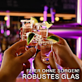 Miniatyrbild 4 av 5: 12 Shotglas 4cl - Tål diskmaskin - Tjock, robust bas - Perfekt för alla fester