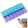 Miniatyrbillede 5 af 5: Praktisk 14-rums Medicin Tabletboks