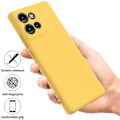 Miniatyrbilde 2 av 5: For Motorola Edge 50 Neo 5G Deksel Flytende Silikon Anti-Ripe Telefondeksel med Håndstropp Style C