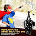 Miniatyrbillede 2 af 4: Web Shooters, Spider Silk Launcher til Børn - USB Opladning, Reb Launcher Superhelte Launcher Handsker Håndled Legetøj Cosplay Launcher Armbeskyttere Tilbehør (BP Blue
