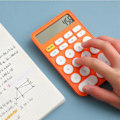 Pikkukuva 4 / 5: 12-numeroinen laskin, oppimislaskimet, suuri LCD-näyttö kotiin, toimistoon ja opiskelijoille Orange
