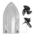 Miniatyrbilde 2 av 4: Propellmotor & Venstre/Høyre Propellbeskyttelse Fiskeagnbåt Reservedeler jy 1 pair of Propeller