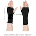 Miniatyrbilde 3 av 5: UV-beskyttelseshansker håndleddslengde solbeskyttelse kjørehansker unisex fingerløse hansker