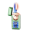 Miniatyrbillede 1 af 5: Bærbar Dobbelt Flamme Lighter Multifunktionel Bærbar Metal Lighter Fantastisk Gaveidé til Far