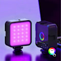 Pikkukuva 1 / 5: Kannettava RGB-täyttövalo, täysväri, 3000–9000 K, himmennettävä, 70 LED-helmeä, 7 W, kädessä pidettävä valokuvausvalo
