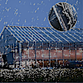 Miniatyrbild 3 av 4: 100 st Växthusklämmor för Glas - Rostfria Fästklämmor för Växthusglas