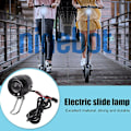 Miniatyrbillede 4 af 5: 2 I 1 Elektrisk Scooter Horn Forlygte Motorcykel Frontlys Lampe Til Kugoo M4