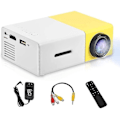 Miniatyrbild 1 av 3: Bärbar 1080p LED-projektor - Miniprojektor för hemmabiofilmstöd