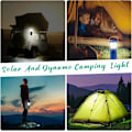 Miniatyrbild 3 av 5: LED Solcell Handvev Generator LED Lampa/Lyckta/Belysning för Utomhuscamping/Jakt/Vandring/Segling
