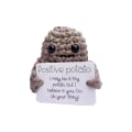 Miniatyrbild 5 av 5: Positiv potatis stickning potatis inspirerad leksak små dockor Roliga julklappar Gray B