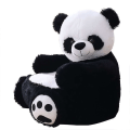 Miniatyrbillede 1 af 4: Regenboghorn udstoppede dyr Sofastol til børn, Cute-panda