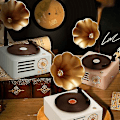 Miniatyrbilde 2 av 5: Vinyl Platespiller Bluetooth Platespiller Alt-i-ett