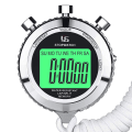 Miniatyrbillede 5 af 5: Metal stopur Ur daglig digital timer