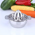 Miniatyrbillede 1 af 5: 1 stk. Citruspresser Køkkenredskab Rustfrit Stål Juicer Maskine Bærbar Manuel Håndpresse Citron Appelsinpresser Multifunktion (Farve: 1 stk.)