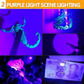 Miniatyrbilde 5 av 5: Kraftigste 85000lm T6 Led Uv Hodelykt Zoombar Sensor Usb Oppladbar Hodelykt Med Uv Lys/hvitt Lys Gratis Frakt