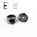Miniatyrbilde 3 av 4: 4 stk. Styling 56mm 60mm Hjulkapsel Senter Caps Emblem Hjul Klistremerke Deksel For Octavia Fabia Vrs Yeti Tilbehør 60mm R