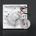 Miniatyrbild 4 av 5: Timer Switch Hem Timer Switch Kök Mekanisk Timer Switch Uttag Skydd Timer Switch 86mm Strömbrytare 220V Vit 60 minuter White 60 minutes