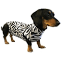 Miniatyrbillede 1 af 4: Medicinsk kæledyrsskjorte til hund, operationsdragt, zebraprint