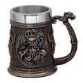 Miniatyrbilde 2 av 4: Viking Thor Mjolnir Drikkebeger Ølkrus Ølkrus Kaffebeger Odin Vinglass 20 Oz