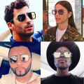 Pikkukuva 4 / 4: Vintage Aviator Square -aurinkolasit miehille Kultakehykset Retro Brand Classic Tony Stark -aurinkolasit Silver Frame-Clear Lens