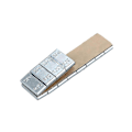 Miniatyrbillede 3 af 5: 4x Selvklæbende Bil Lastbil Dæk Hjul Afbalanceringsvægte Strips 60g/2.1oz Sølv