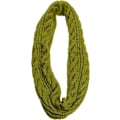 Miniatyrbilde 2 av 3: Damers Tykk Ribbestrikket Vinter Infinity Circle Loop Skjerf Premium Twist Greenery Olive Green
