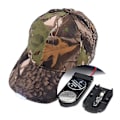 Pikkukuva 2 / 2: Camo-baseballlippis otsalampulla, kirkkaat LED-valot, unisex, miesten taskulamppulippis-hy Camouflage