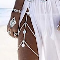 Miniatyrbilde 1 av 5: Layer Sexy Leg Body Chains Mynt Lårkjede Strand Kroppssmykker For Kvinner Og Jenter
