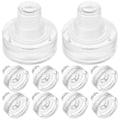 Miniatyrbillede 1 af 2: 10 stk. Vinprop Glasprop Forseglingsglasprop Flaskeglaslåg til Vin Ølflasker