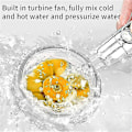 Miniatyrbild 4 av 5: Duschhuvud Hydro Jet Duschhuvud Högtryck Hydro Jet Duschhuvud Propellerdriven Vortex Duschhuvud 360Justering med Pausbrytare