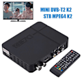 Miniatyrbilde 1 av 5: Bærbar DVB-T2 STB MPEG4 K2 Høyoppløselig Digital TV-boks Set-Top Mottaker Tuner Receptor JIKAIX
