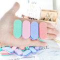 Miniatyrbillede 3 af 5: Mini Neglefileblok, 100/180 Grit Svamp Neglebuffere til Akrylnegle, Mini Bufferblok Dobbeltsidet til Manicureværktøj 40 Stk - Pink/Lilla