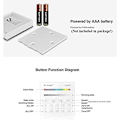 Miniatyrbilde 4 av 5: Mi Light B3 Trådløs 2.4G RF 4-Soners Veggmontert Smart Panel Kontroller for CCT DIM RGB RGBW RGB+CC