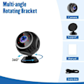 Miniatyrbillede 3 af 5: W8 1080p 360° Wifi 2 Millioner (dpi) Lille Infrarød Nat Kamera Alarm Push 2 I 1
