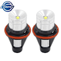 Pikkukuva 2 / 5: 2kpl LED Angel Eyes -merkkivalopolttimoita, virheettömät autolamput BM-malleihin E39 E53 E60 E61 E63 E64 E65 E66 E87 525i 530i 545i Red