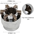 Miniatyrbillede 2 af 4: Magic Justerbar Nøgle, 3/8\"-3/4\" 10mm-19mm Universal Nøgle, Multi-Bor Tilbehør, Universal Nøgleværktøj